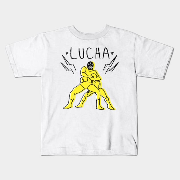 LUCHADOR2 Kids T-Shirt by RK58